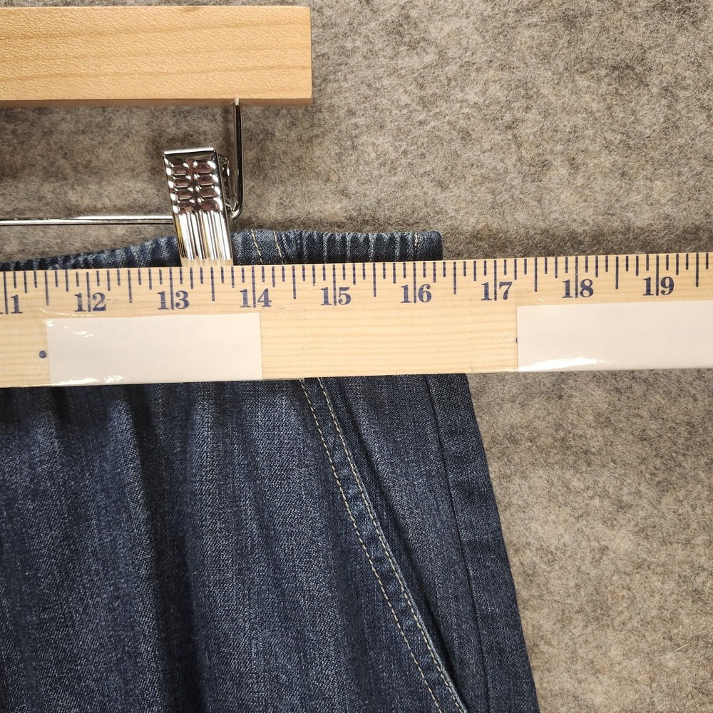 Koret City Blues VTG 2-Piece Set‎ Top & Pants Plus 22 W Blue Denim Patchwork - Picture 11 of 15